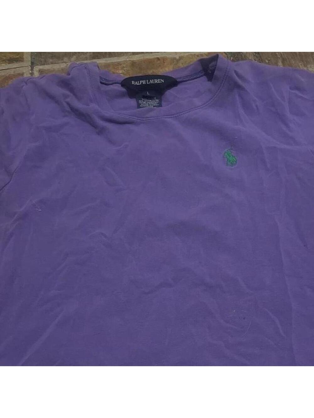 Polo Ralph Lauren Women's Purple Crop-top